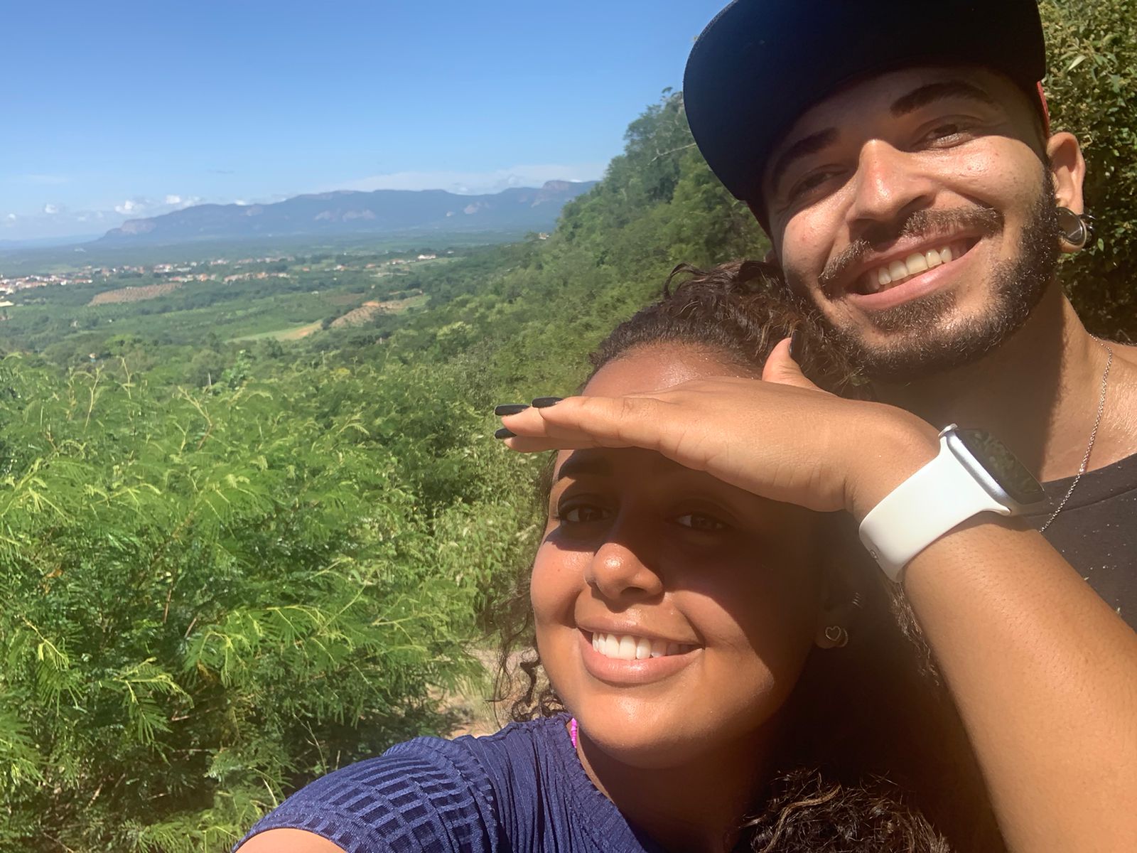 A vista do topo do mundo, com você